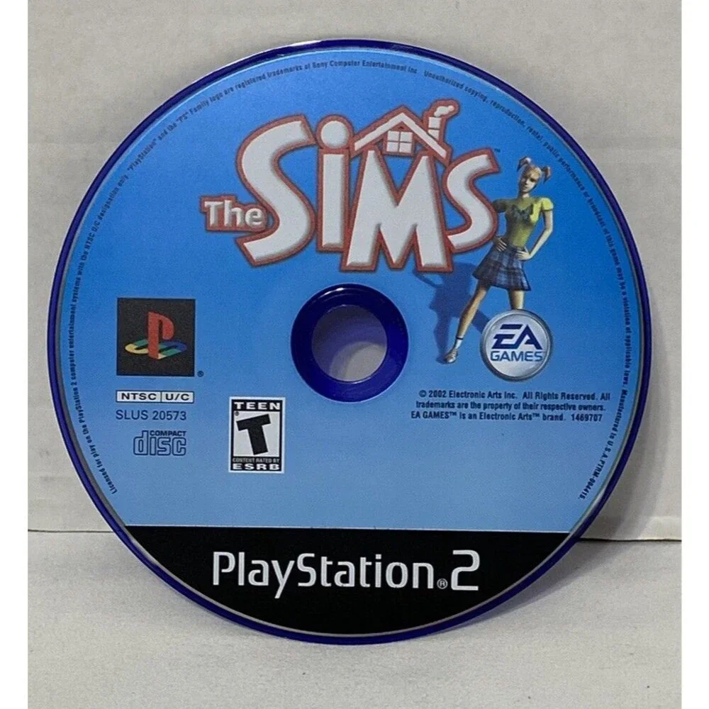The Sims (PlayStation 2 PS2, 2002) DISC ONLY Good Condition
